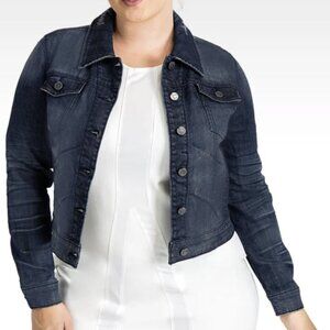 Naomi Long Sleeve Hand Sand Destroyed Wash Denim Jacket - NWOT